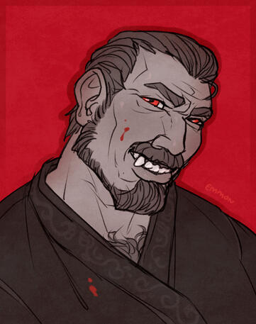 Full body, Sketch + colour & shading